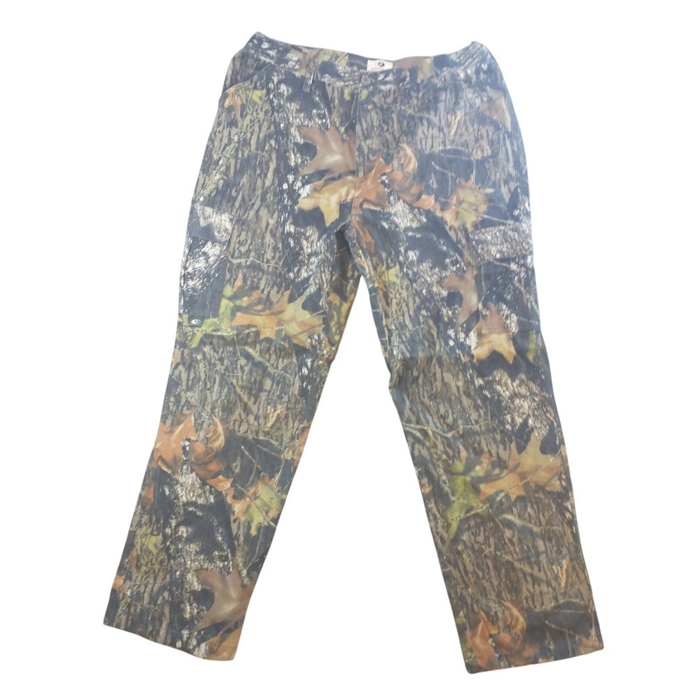 Mossy Oak Explorer Midweight Camo Cargo Pants Mens XL Camouflage Hunting Outdoor